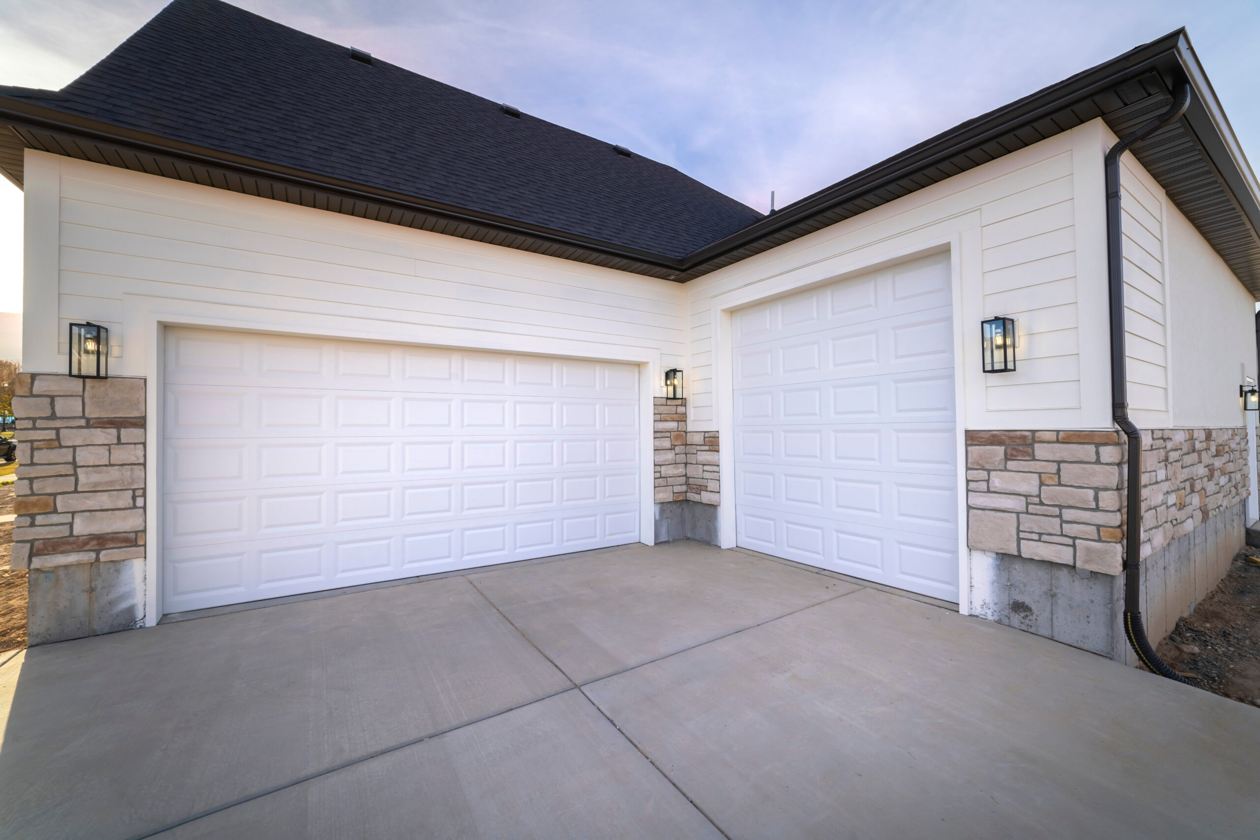 Garage door safety guides